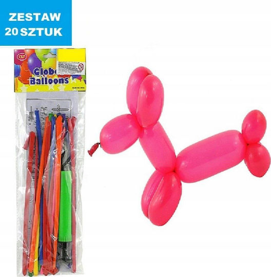 Zusammensetzung mit 600 Mehrfarbigen Luftballons 31cm
