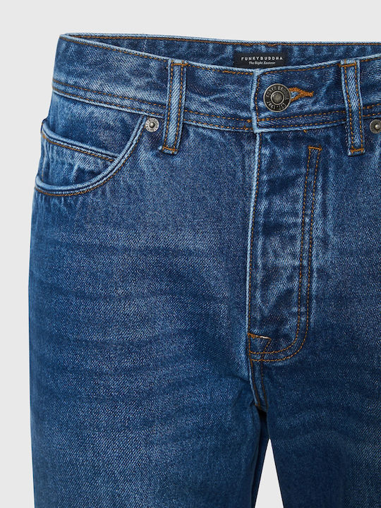 Men's Regular Fit Blue Jeans Pants