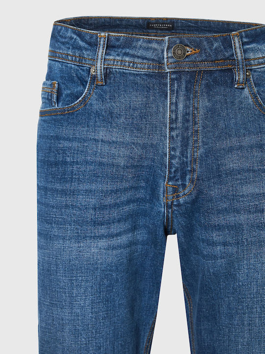 Men's Jeans Pants Regular Straight Fit Blue