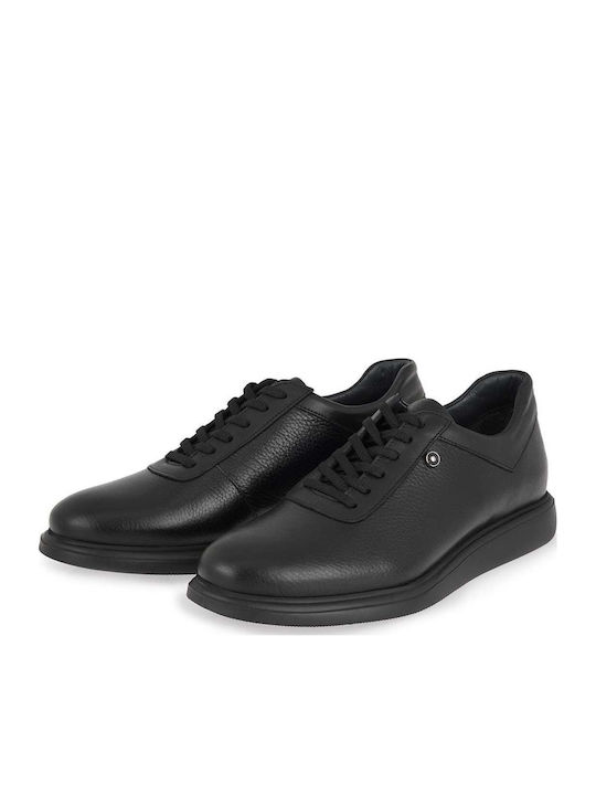 Deri Herren Freizeitschuhe Schwarz