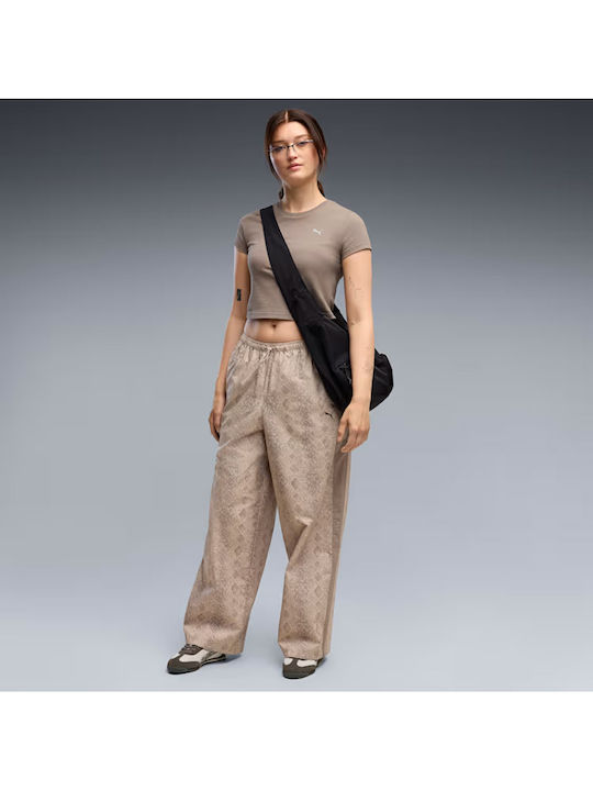 Woven Sweatpants Brown