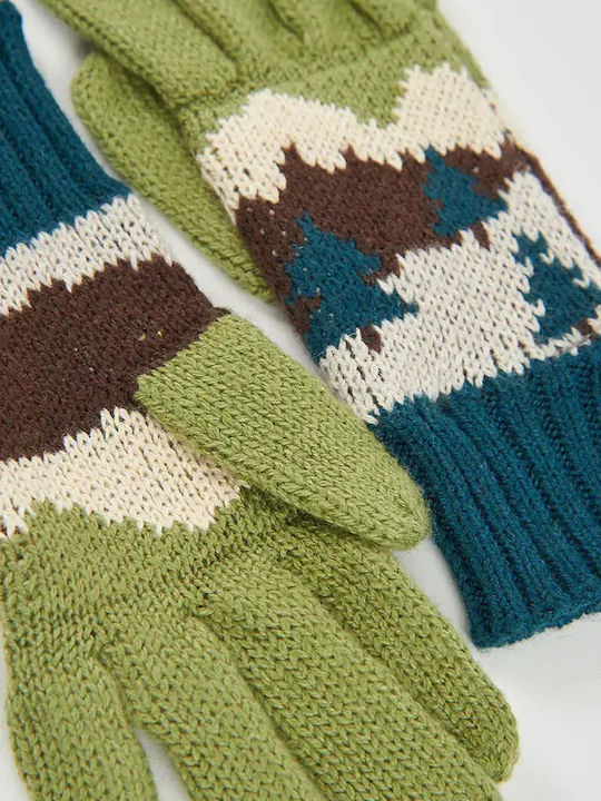 Kinderhandschuhe Gestrickt Grüne