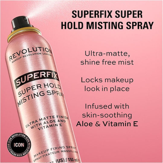 Revolution Beauty Superfix Misting Установяващ Спрей 150мл
