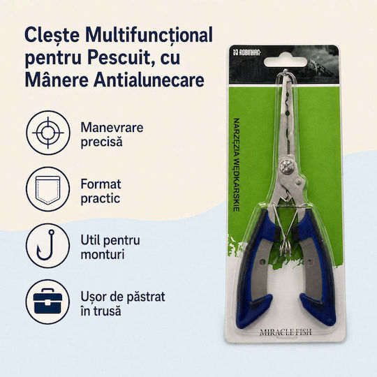 Clește Multifuncțional pentru Pescuit cu Mânere Antiderapante