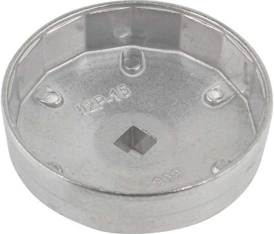Rockforce Capac Filtru de Ulei 1/2" 92mm 15-ghiular Instrument de Îndepărtare a Filtrelor