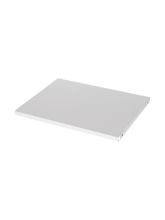 HomeMarkt Rectangular Wardrobe Shelf Made of Metal in Grey Colour 35.5x44cm HM6317