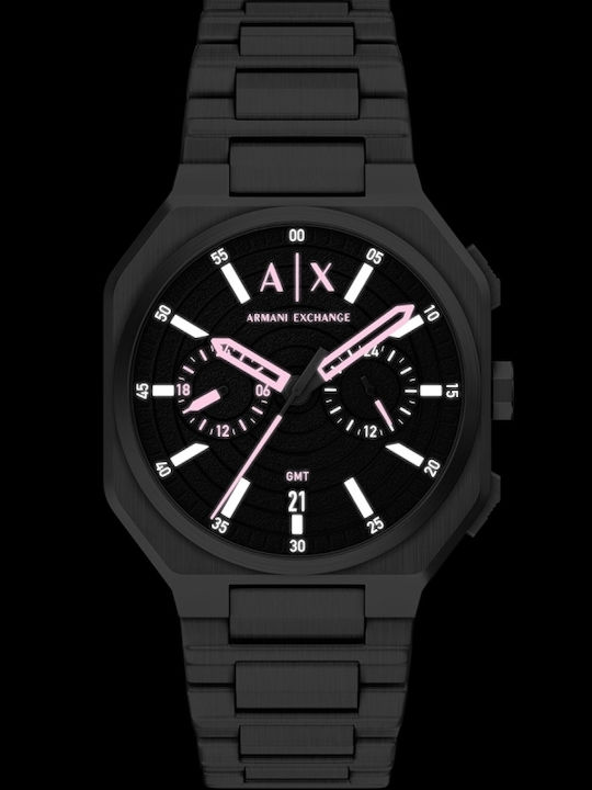 Armani Exchange Ceas Bărbătesc 40mm Cu Baterie Cu Brățară Din Oțel Argintiu
