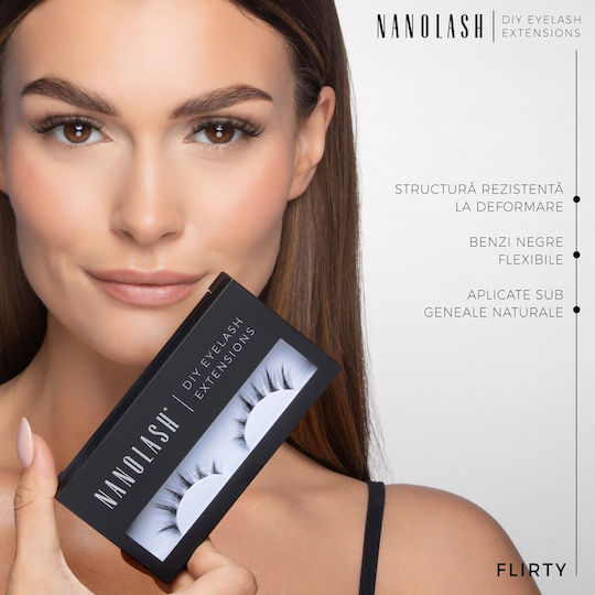 Nanolash Gene False Flirty în grup 1 U