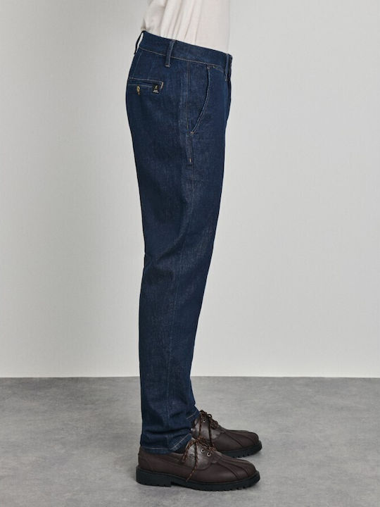 Culton Herren Jeanshosen Gekürztes Blau