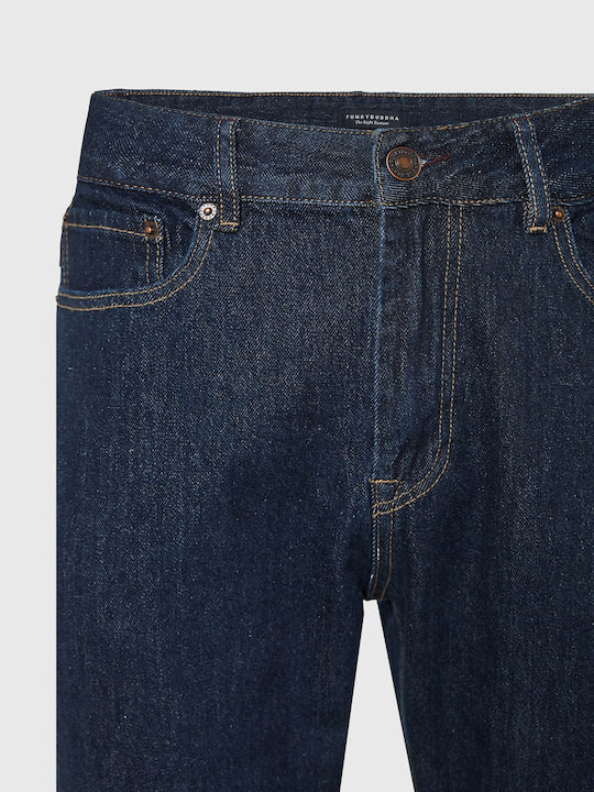 Men's Slim Tapered Fit Blue Jeans Pants