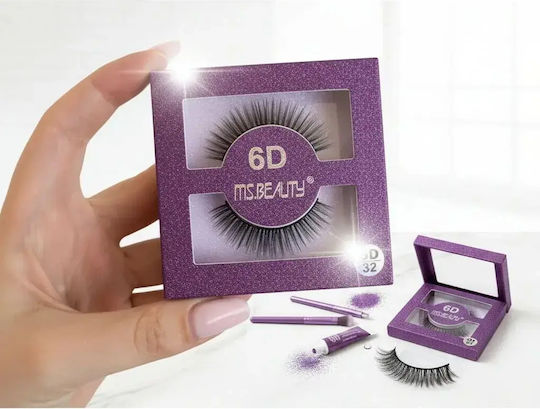 6D False Eyelashes Fashion Violet