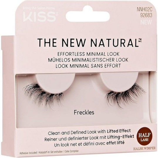 Kiss The New Natural Gene False Jumătate Pistrui Negre Cu Adeziv
