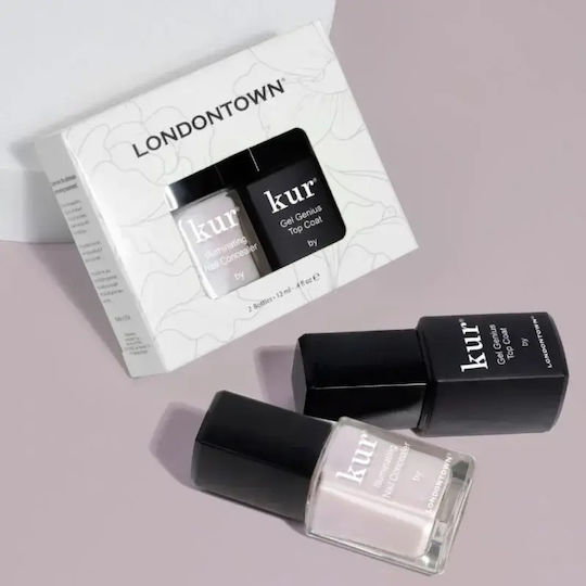 Londontown Гланц Сет Лакове за нокти Дълготраен Бързо съхнещо Розов Pink 12ml