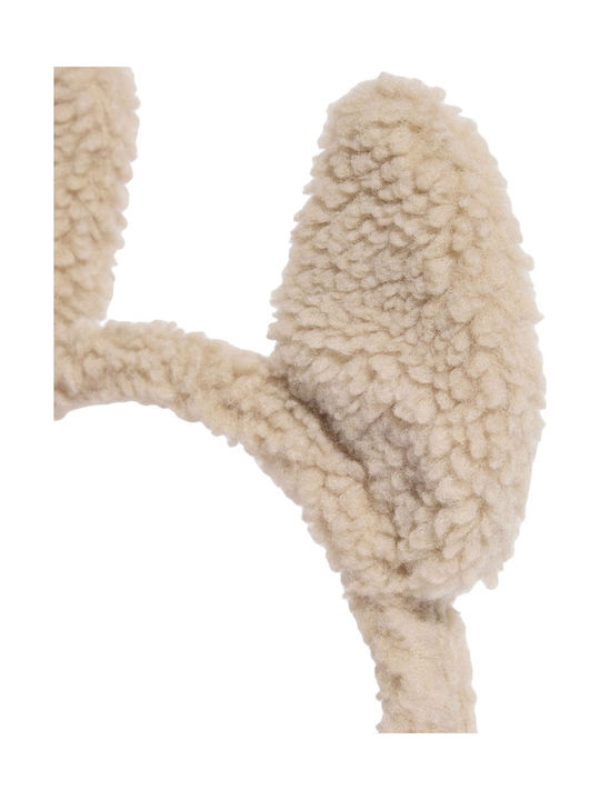 Kinder Beanies Fleece Beigen