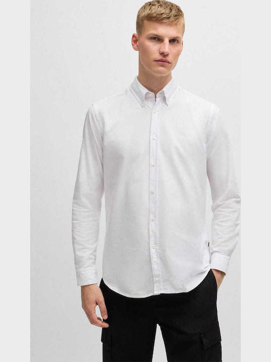 Boss Πουκάμισο Regular Fit Λευκο Boss Πουκάμισο Regular Fit Λευκο