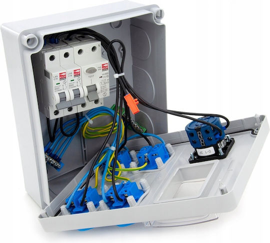 ELS Elektrotechnika Wall Mounted Waterproof Electrical Fuse Box H180xW230xD80mm