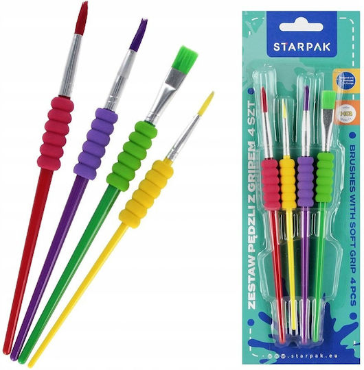 Starpak Комплект Четки За Рисуване 4 Бр