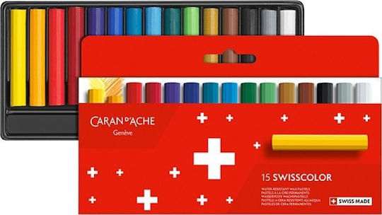 Caran D'ache Swisscolor Buntstifte Papierverpackung 15 Stück