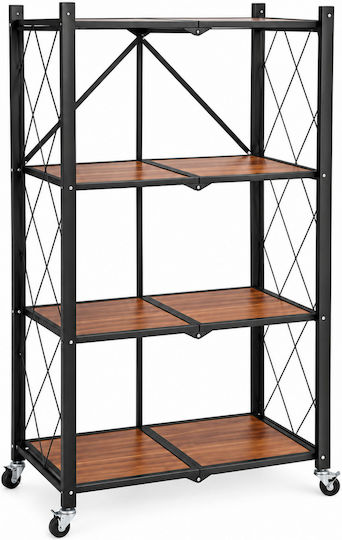 Holzoptik Bücherregal 71x36x125cm