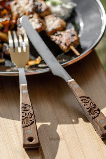 Petromax Cutlery Set Stainless Steel Silver 3 Pieces