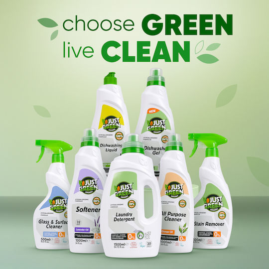 Just Green Organic Течен препарат за пране за бели дрехи 1.5lt