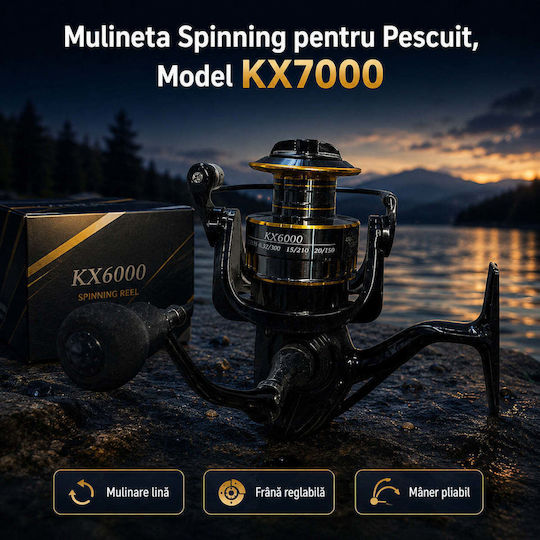 Mulinetă de pescuit pentru Spinning