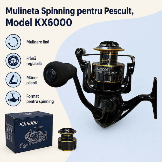 Mulinetă de pescuit pentru Spinning