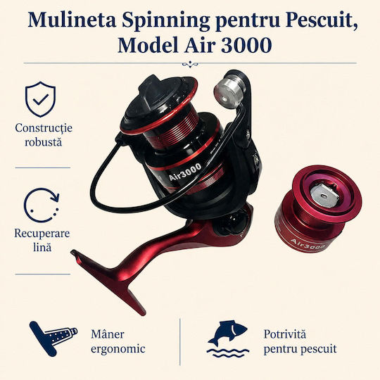 Model 3000 Mulinetă de pescuit pentru Spinning