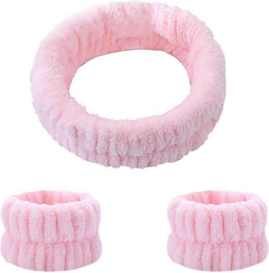 Bobby Warren Bobby Warren Make-up-Stirnband Rosa 3 Stück