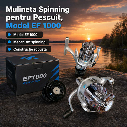 1000 Mulinetă de pescuit pentru Spinning
