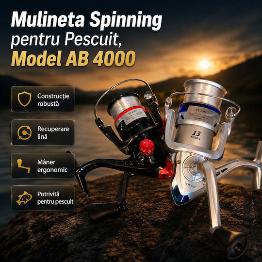 4000 Mulinetă de pescuit pentru Spinning