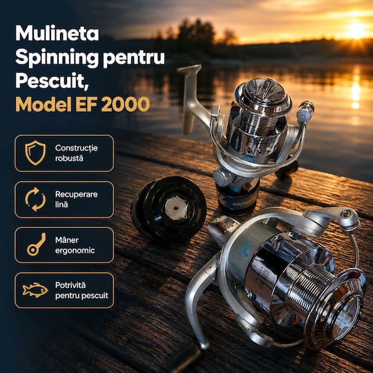 2000 Mulinetă de pescuit pentru Spinning