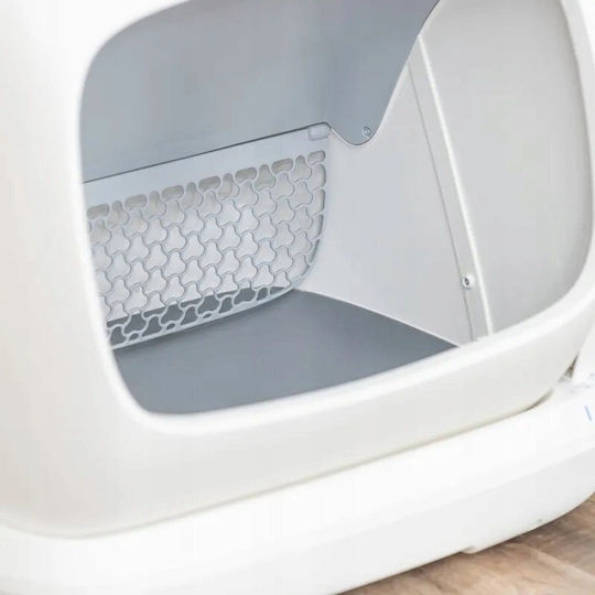 Trixie Self-cleaning White Cat Toilet L63 x W51cm