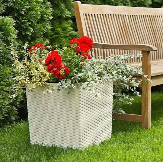 Lamela Ghiveci De Flori Din Plastic Mokka 400x40x41,5 Cm