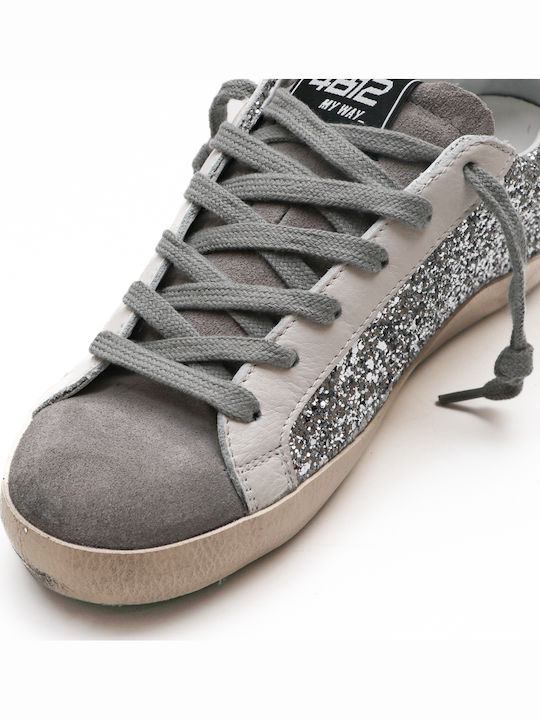 Women's Anatomic Glitter Silver Sneakers