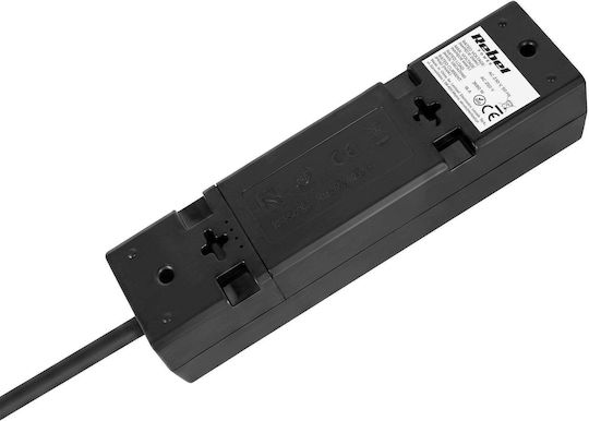Rebel Power Strip 3 Sockets with 2m Cable France (Type E)