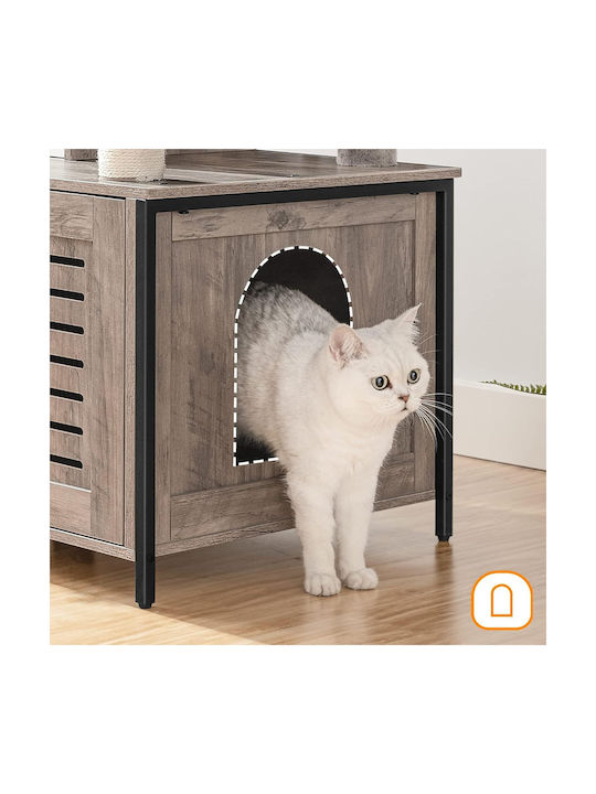 Hoobro Kratzbaum Katzenbaum Beige 70x48x132cm