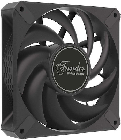 Fander Roxo P12 PWM PST Вентилатор за кутия 120mm Без светодиоди Осветление