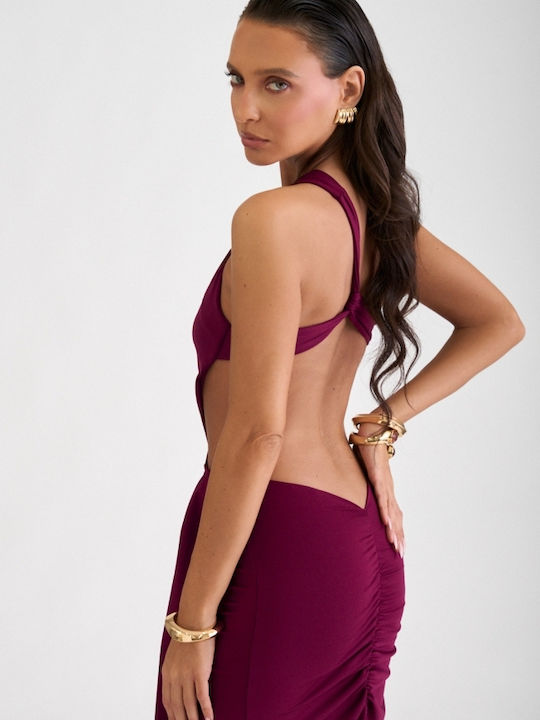 Maxi Burgundy Dress