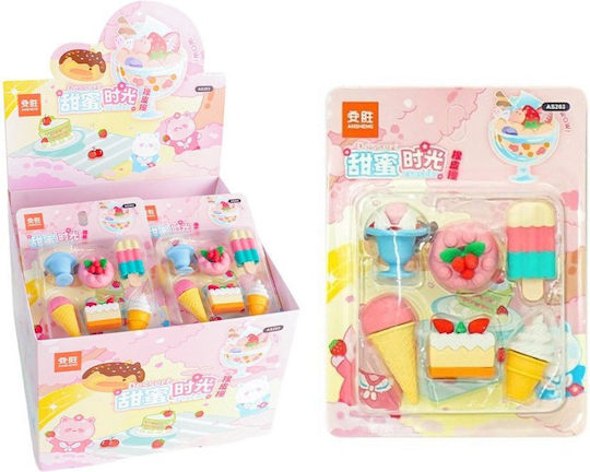 Lean Toys Kids Stationery Set With Pencil And Eraser 6 Pieces