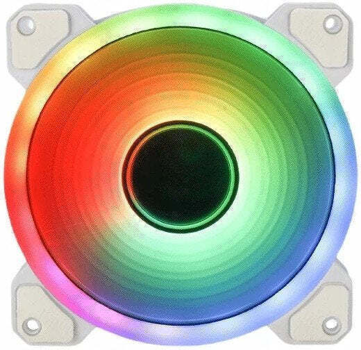 Gelid Solutions Stella Infinity Бял Вентилатор за кутия 120mm (1600rpm / 70cfm) с ARGB Осветление и Свързване 4-Pin PWM Бяло Издание