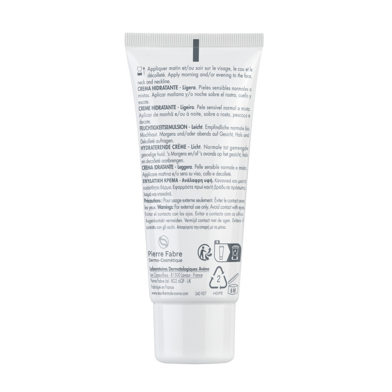 Eau Thermale Avène Hydrance Light 24ωρο Ενυδατικό Γαλάκτωμα Προσώπου Ημέρας με SPF30 40ml