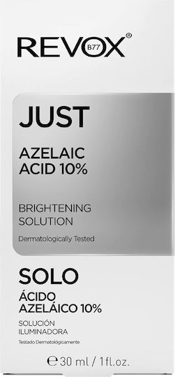 Revox Just Azelaic Acid 10% Gel Face Day 30ml