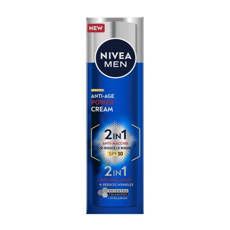 Nivea Anti-age Power Αντιγηραντική Ανδρική Κρέμα Προσώπου Ημέρας με SPF30 & Υαλουρονικό Οξύ 50ml