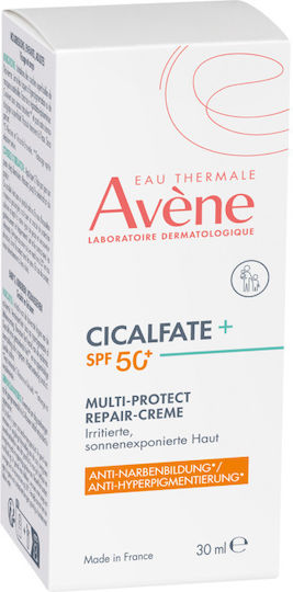 Eau Thermale Avène Cicalfate+ Cremă de Față de Zi Hidratantă și Reconstructivă 24h cu SPF50 și Pantenol 30ml