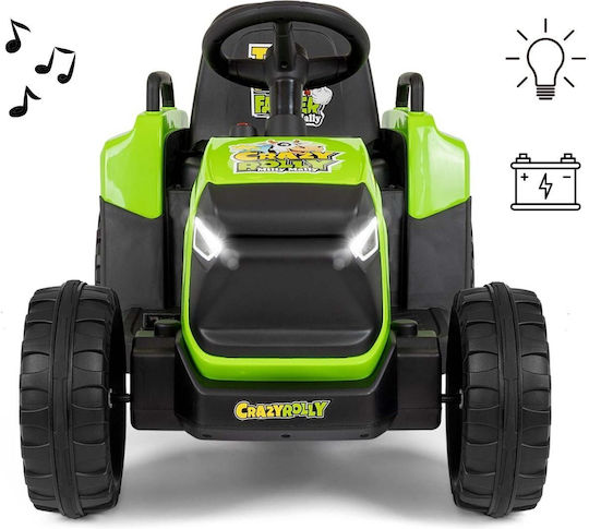 Tractor electric pentru copii 12 volți verde