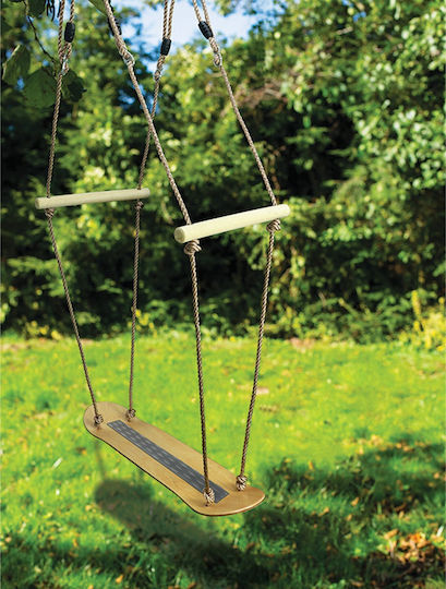 Greenmill Hanging Wooden Swing Skateboard 78x20cm for 3+ Years