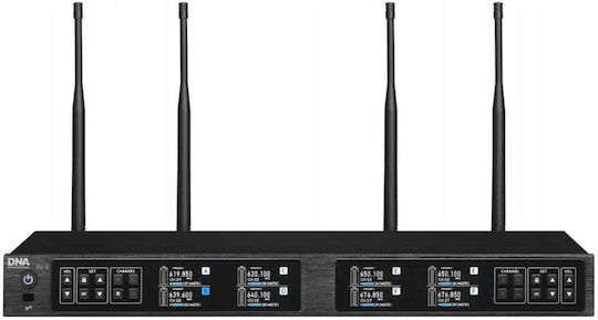 DNA RV-8 Set Microfon Dinamic De Mână Wireless Pentru Vocală