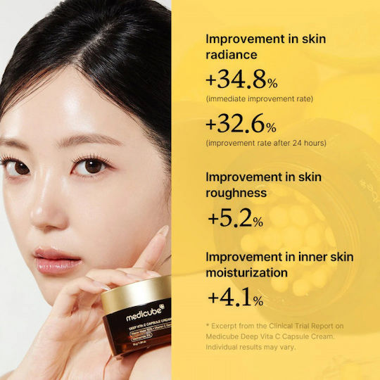 Medicube Deep Vita C Capsule Light 24h Cream Face Day 55gr