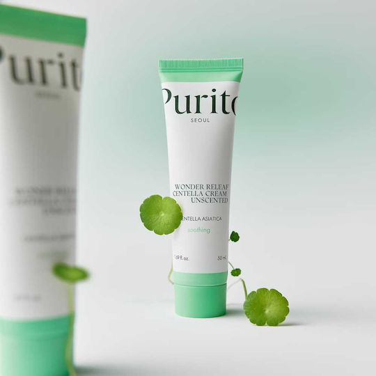 Purito Centella Unscented Recovery Αναπλαστική & Ρυθμιστική Κρέμα Προσώπου με Ceramides & Centella Asiatica 50ml
